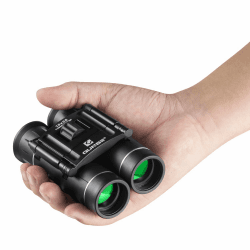 🔭 QUNSE Fernglas 10x25 Kleines Fernglas Kompakt Wasserdicht Schwarz 🔭 Angebot bei HelloDeals
