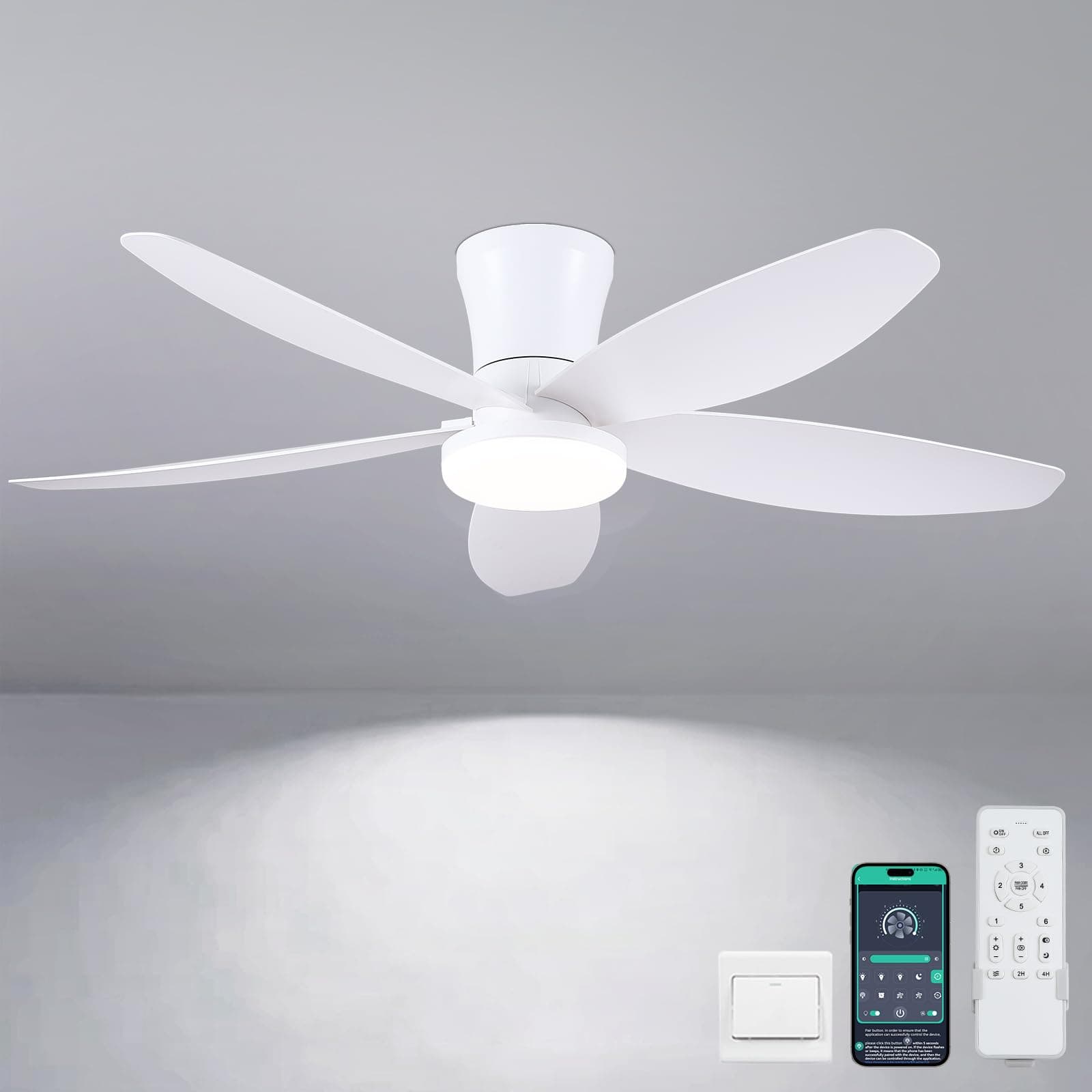 Deckenventilatoren mit Beleuchtung - 106CM