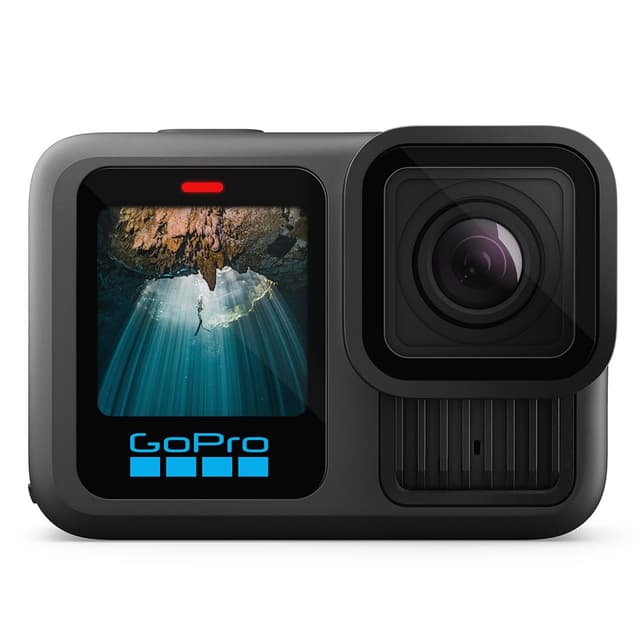 GoPro HERO13 Black – Wasserdichte Actionkamera mit 5,3K60-Video, 27MP-Foto + HB-Serie Objektivkompatibilität