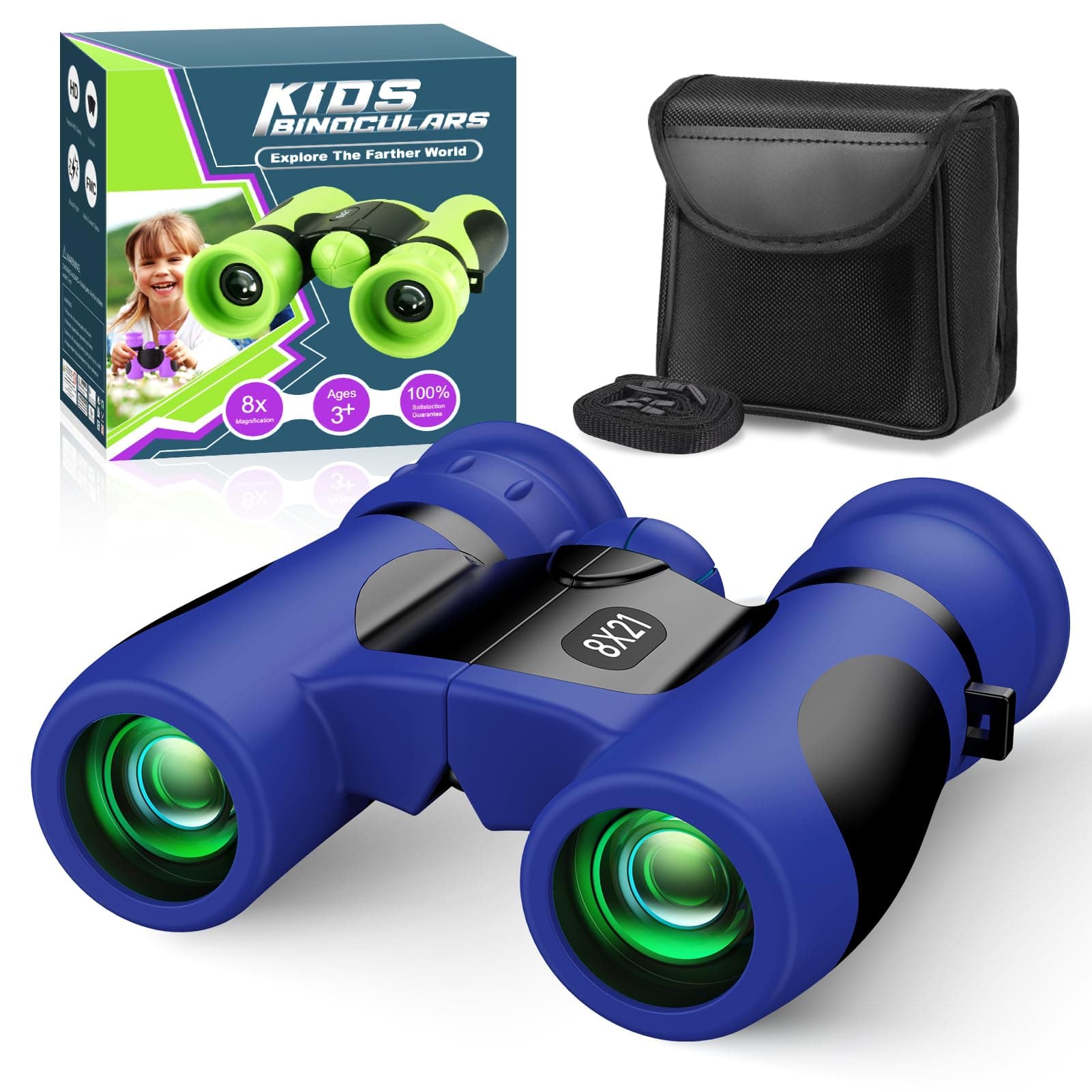 🔭👦👧 Premium Kinder Fernglas - Outdoor Spielzeug ab 3-8 Jahre | Ostergeschenke Kinder