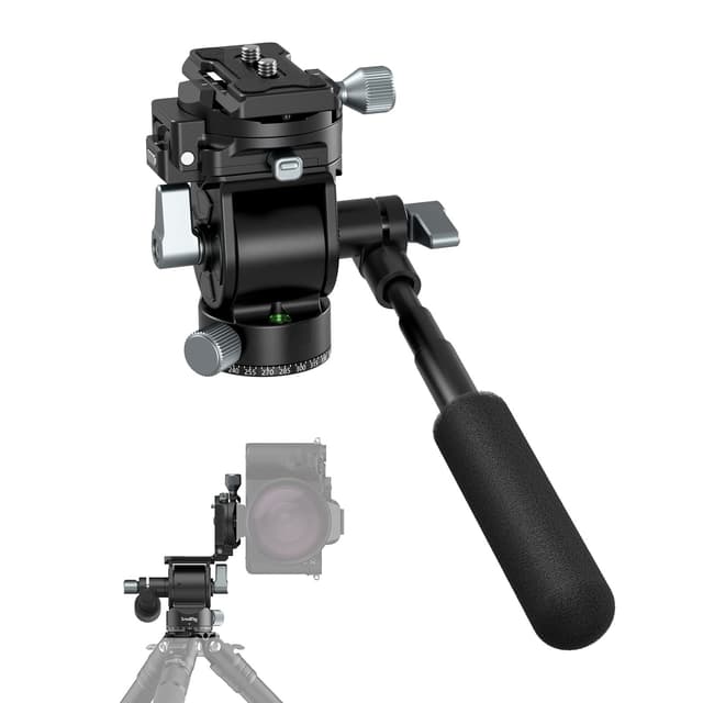 🎥 SMALLRIG Videokopf für vertikale/horizontale Aufnahmen - Stativ-Schwenk-Neige-Fluidkopf