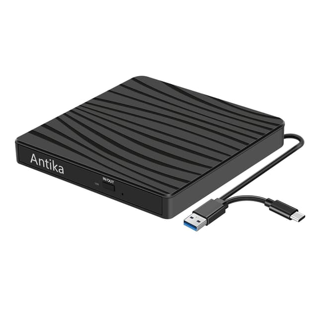 🔥 Externes DVD Laufwerk USB 3.0 Type-C Tragbar CD DVD Brenner 🔥