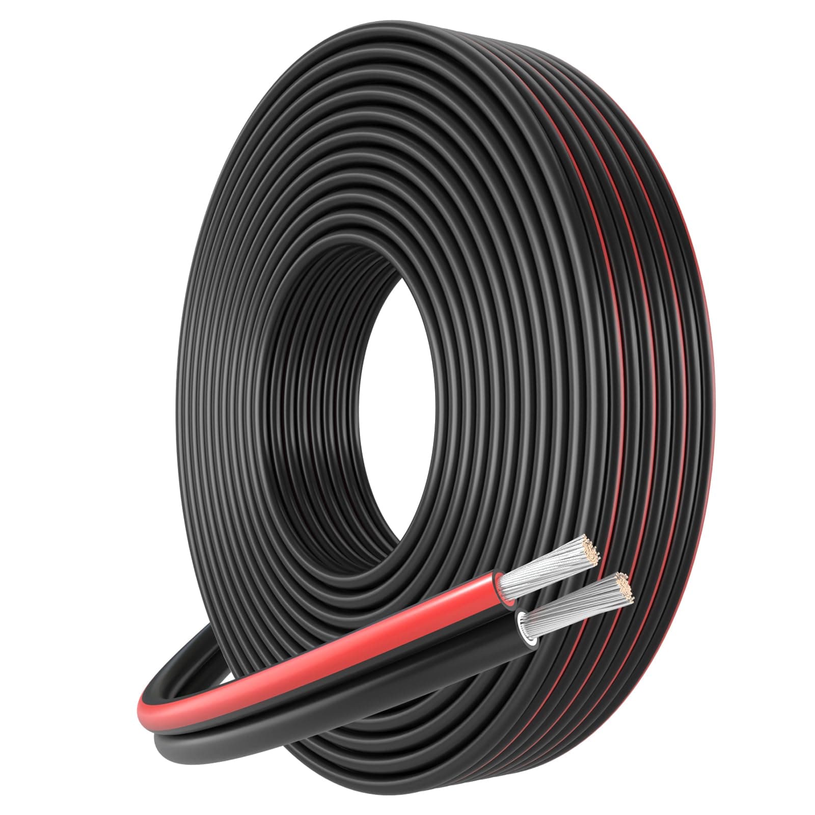🌞 FIRMERST Solarkabel 2×6mm² für Photovoltaikanlagen rot schwarz 25 Meter 🌞