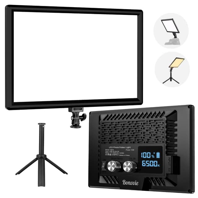 Bonvvie LED Videoleuchte Kit DE09 📸🎥