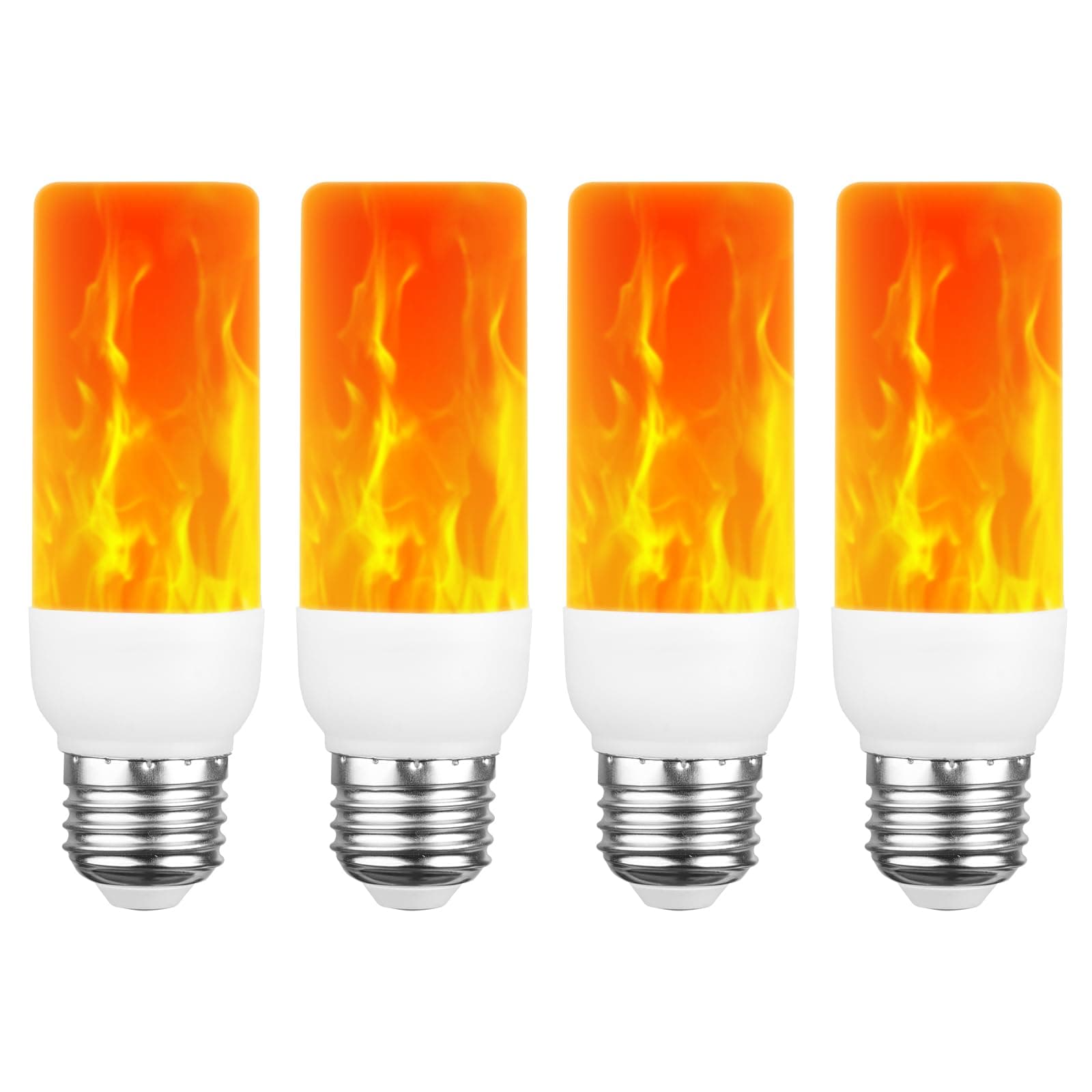 🔥🌟 AUAUY LED Flammen Glühbirne, 2W E27 Flammeneffekt Glühbirnen, 3 Beleuchtungsmodi 🌟🔥
