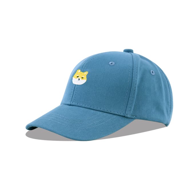 🧢 LANGZHEN Baumwolle Outdoor Kleinkind Mädchen Jungen Plain Baseball Cap Baby Infant Strukturierte Verstellbare Hut für Kinder Sonnenhut 2-4 Jahre gestickt-blau Angebot!