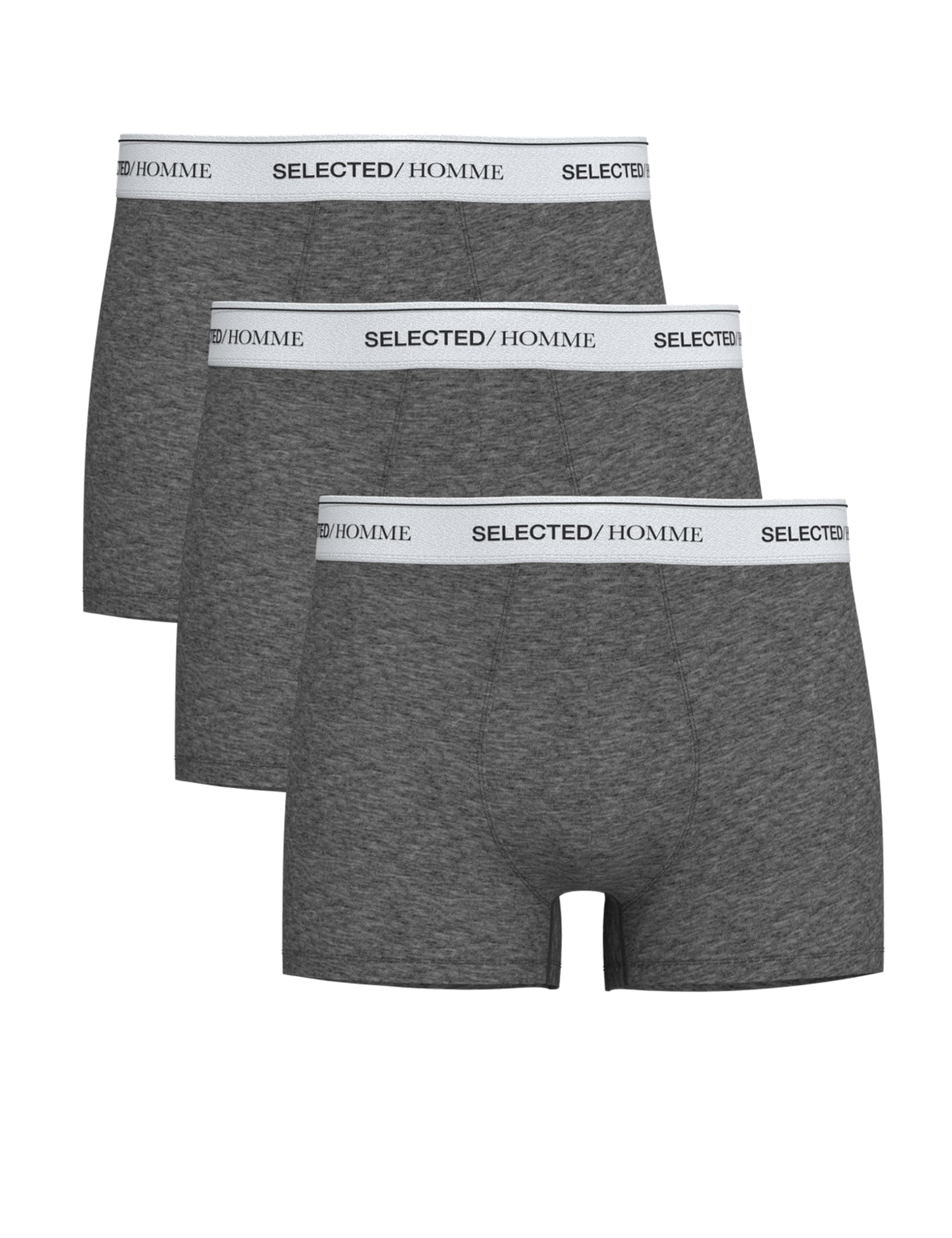 🔥 ANGEBOT: SELETED HOMME Herren Boxershorts (3er Pack) S Medium Grey Melange