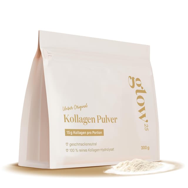 Glow25® Collagen Pulver [300g] - Unser Original - Kollagen Hydrolysat 👌