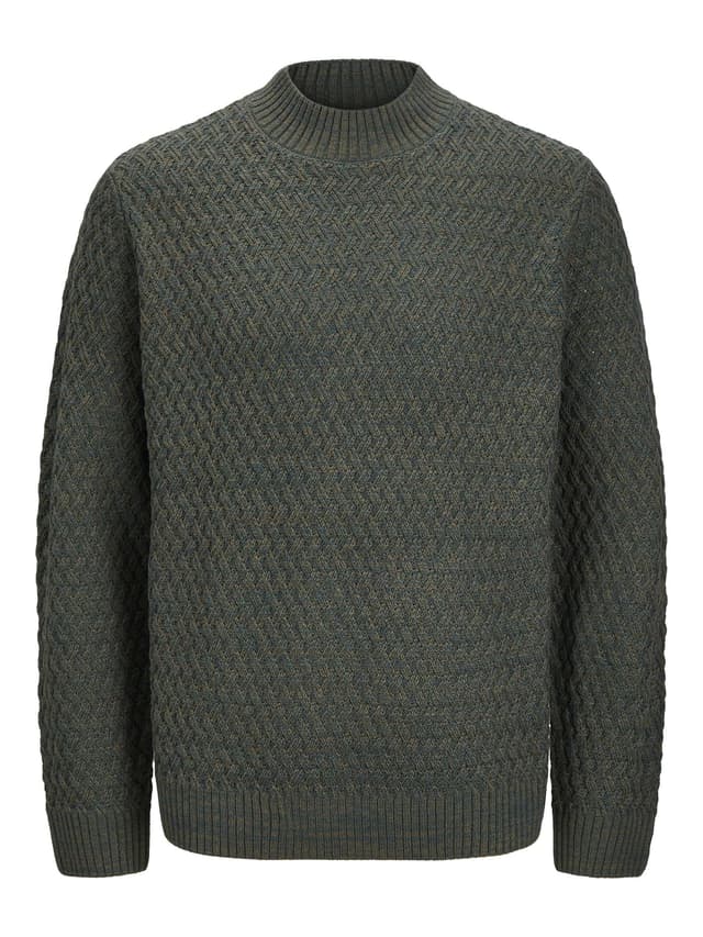 🔥 Super Deal! JACK & JONES Male Strickpullover S Olive Night