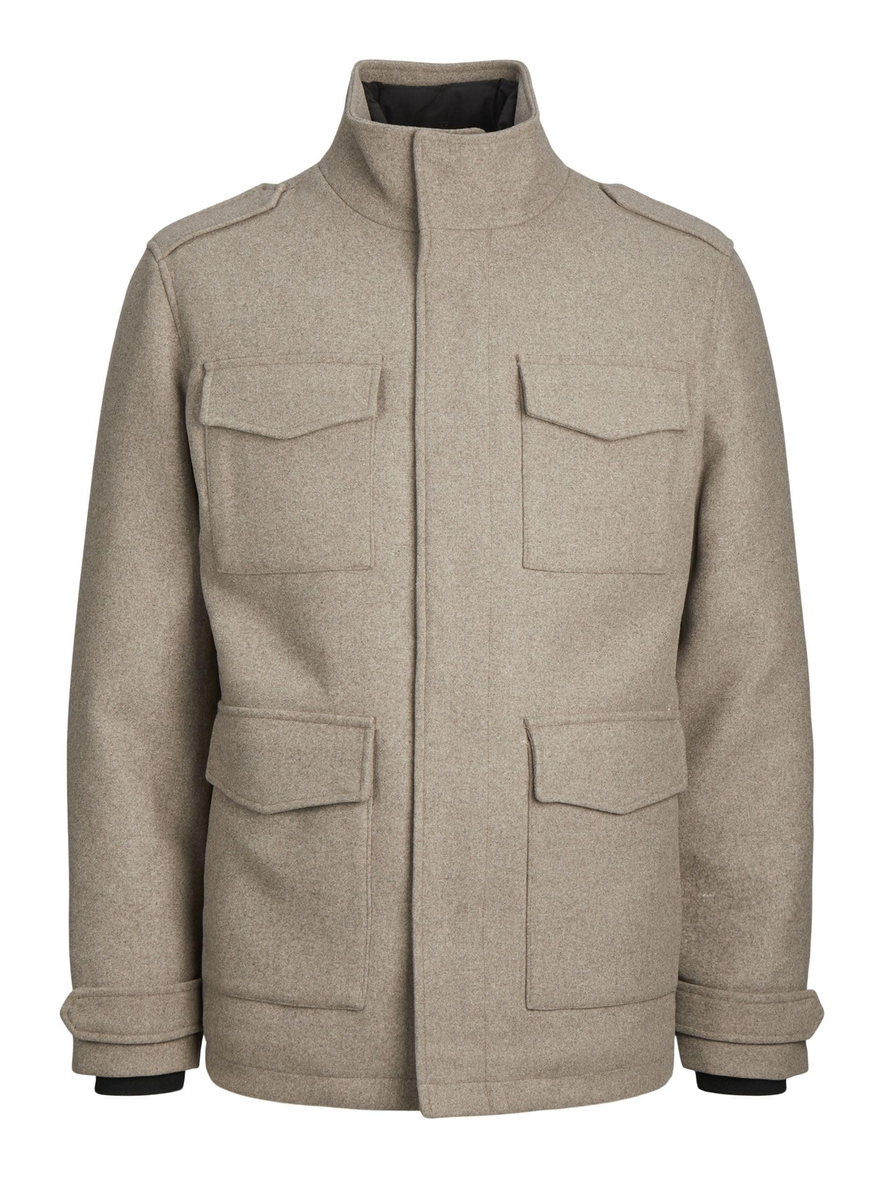 🔥 Mega Deal! JACK & JONES Herren Jprblaparker Wool Field JKT Sn Jacke M Greige 🧥