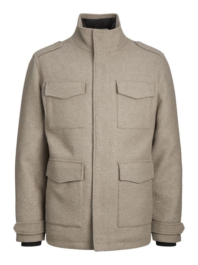 🔥 Mega Deal! JACK & JONES Herren Jprblaparker Wool Field JKT Sn Jacke M Greige 🧥