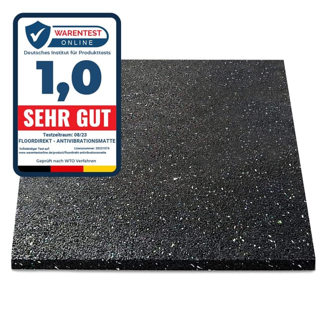 Floordirekt Premium Antivibrationsmatte 60x60cm - Made in Germany - 🛠️🔊