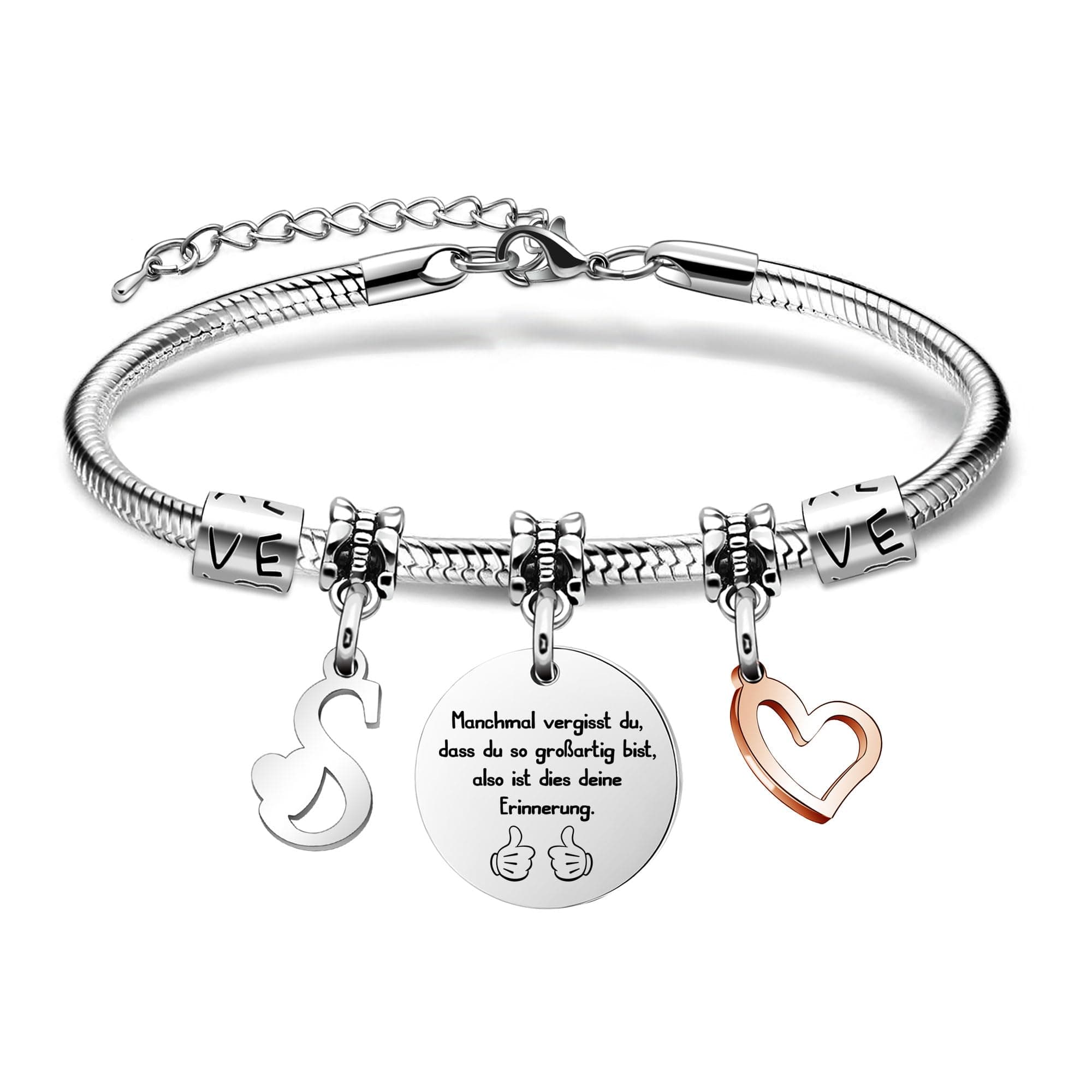 SAMORION 26 Brief Armband - Inspirierendes Geschenk 🎁