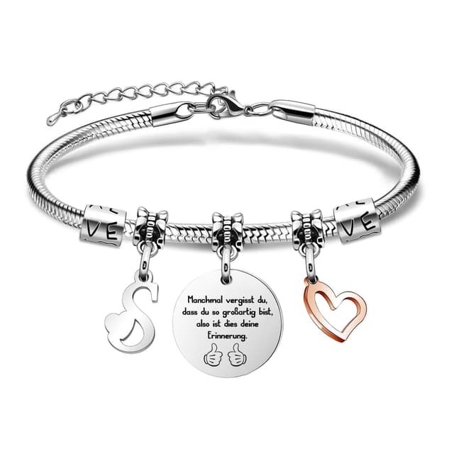 SAMORION 26 Brief Armband - Inspirierendes Geschenk 🎁
