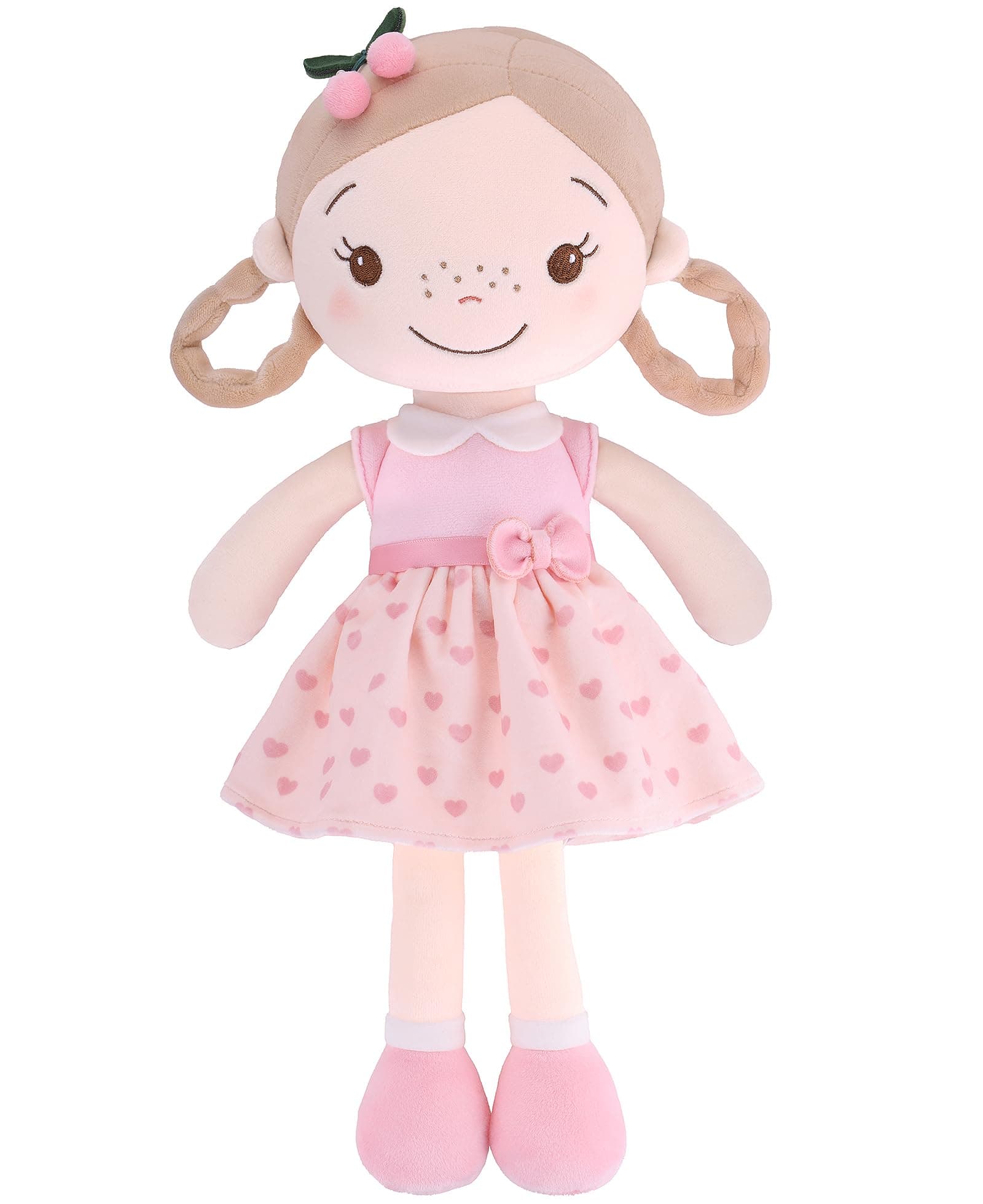 🌸 GAGAKU Weiche Stoffpuppe 40cm Schutzengel Puppen - Taufgeschenk für Baby Mädchen 👶🍼