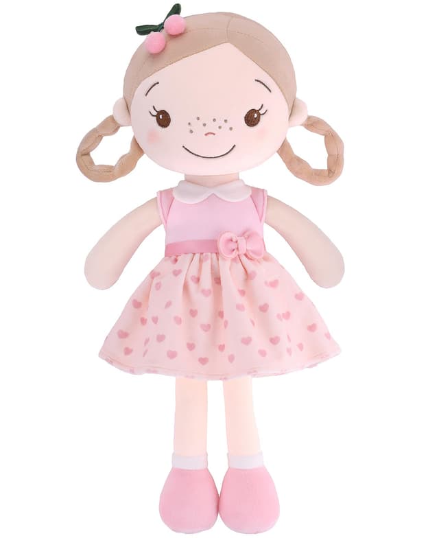 🌸 GAGAKU Weiche Stoffpuppe 40cm Schutzengel Puppen - Taufgeschenk für Baby Mädchen 👶🍼
