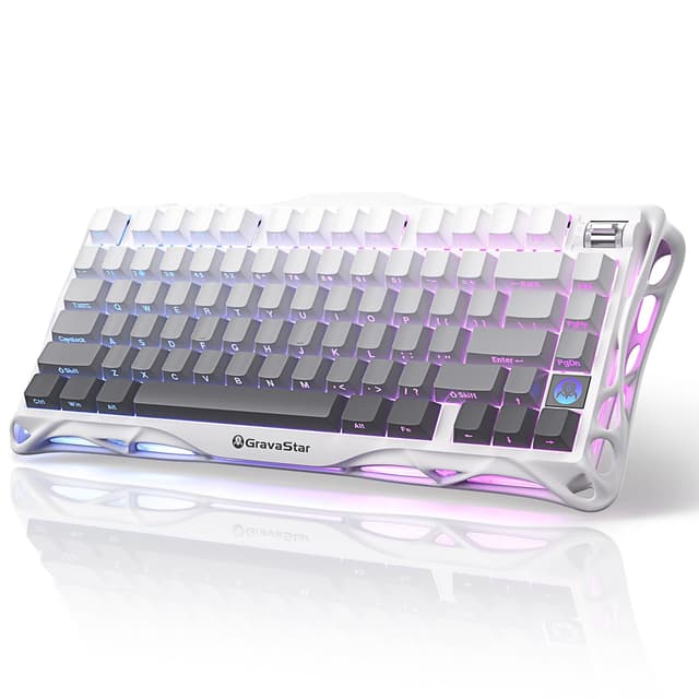 🎮 GravaStar Mercury K1 75% Mechanische Gaming-Tastatur 🌈