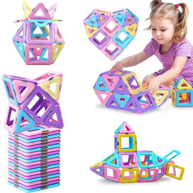 Magnetische Bausteine 38 Teile Magnete Magnet Spielzeug Kinder Magnetspielzeug Set
