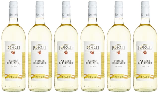 🍇🍷 Lorch Weisser Burgunder Trocken (6 x 1l) 6 x 1.0 l 🍷🍇