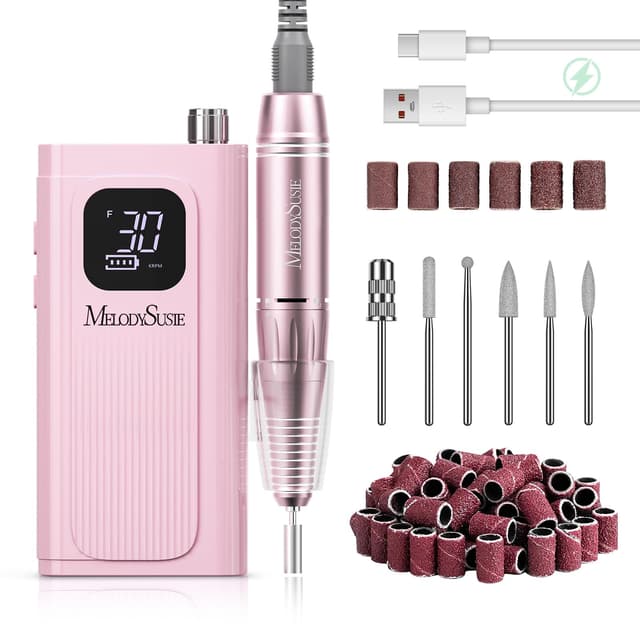 🌟 MelodySusie Nagelfräser SC300F für Gelnägel und Maniküre Pediküre Set 🌟