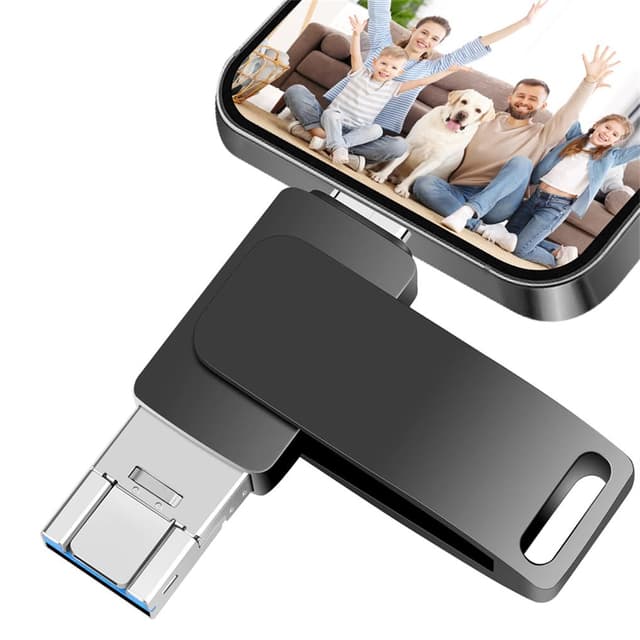 🔥 Super Angebot! Mofboz USB Stick 512GB 4 IN 1 Wasserdichter USB-Stick USB 3.0 Speicherstick
