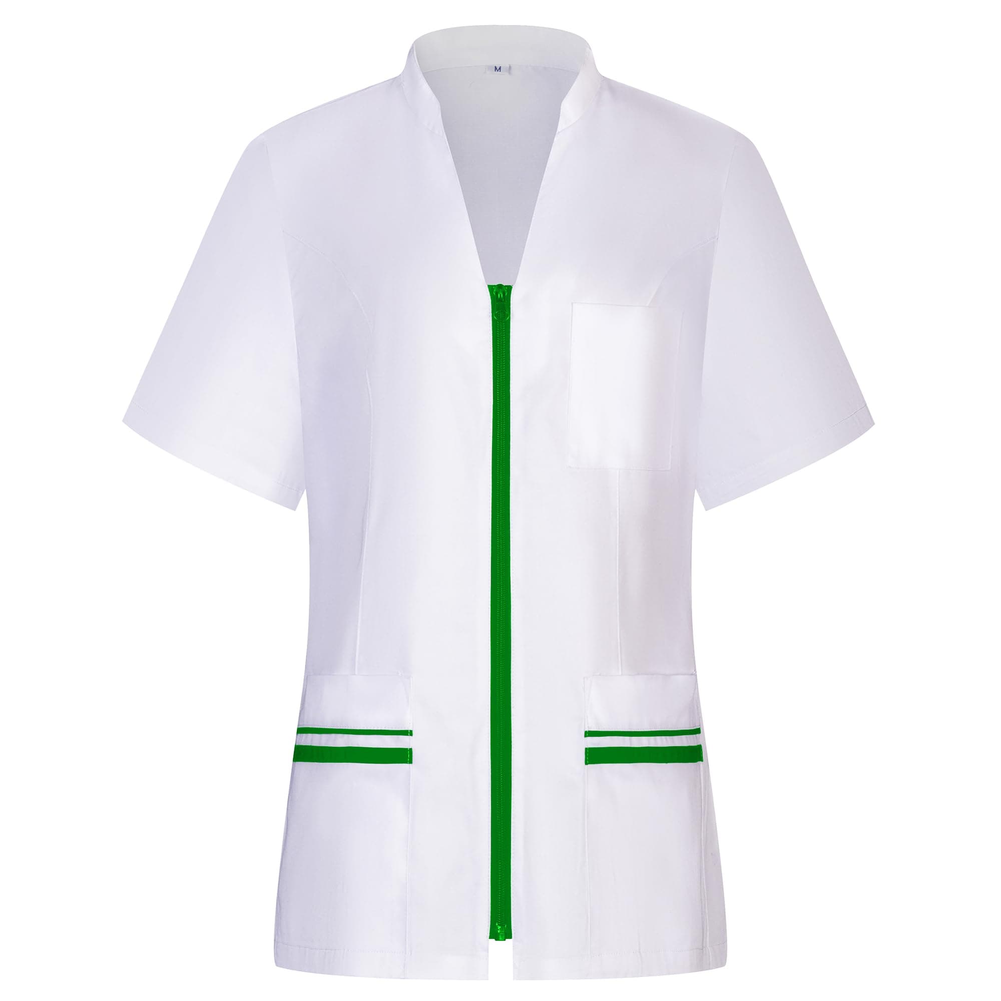 MISEMIYA - Arbeitskleidung Frau Kurze ÄRMEL UNIFORM KLINIK Krankenhaus Reinigung TIERARZT Gesundheit GASTGEWERBE -712 XS Apple Green 21 🌟👩‍⚕️💚