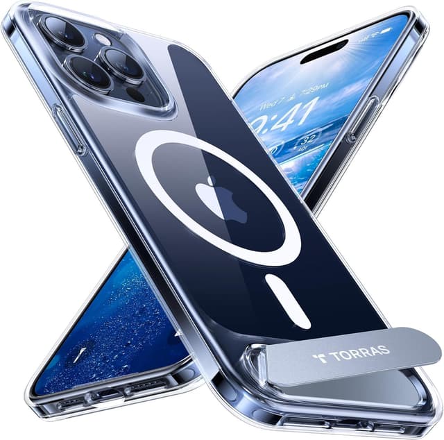 📱💥 TORRAS iPhone 14 Pro Max Hülle mit Militärschutz Upgrade und Titan-Ständer