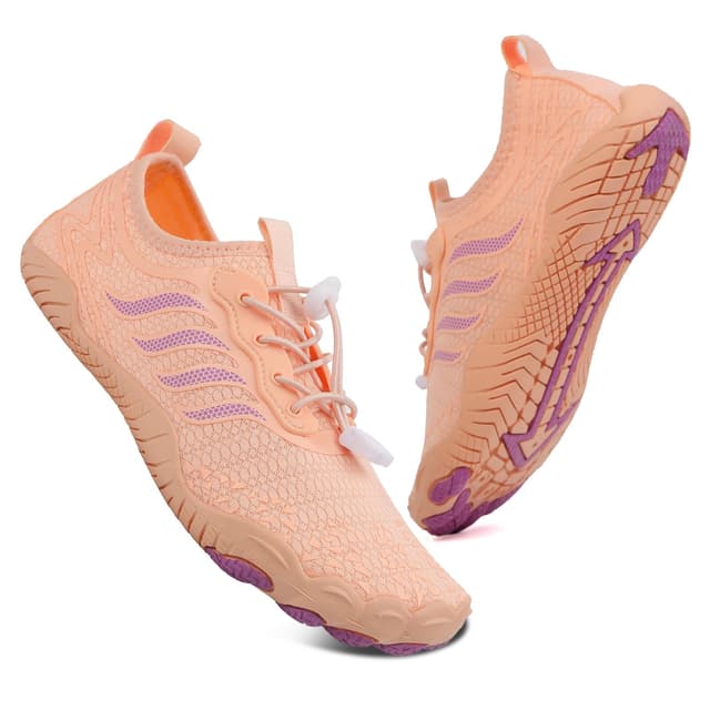 🏖️ Badeschuhe Wasserschuhe Herren Damen Strandschuhe Barfußschuhe Sommer Schwimmschuhe Aquaschuhe 39 EU Rosa