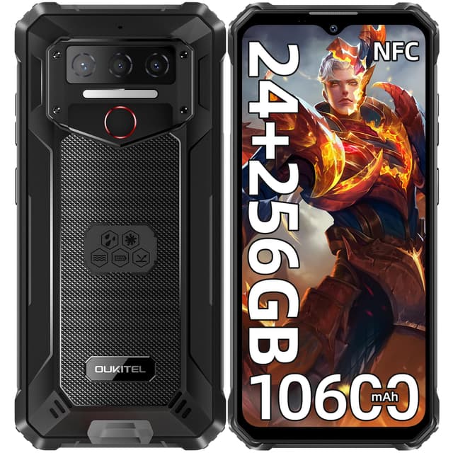 OUKITEL WP23 Plus Outdoor Handy (2025) - 10600mAh 256GB ROM +24GB RAM Outdoor Smartphone