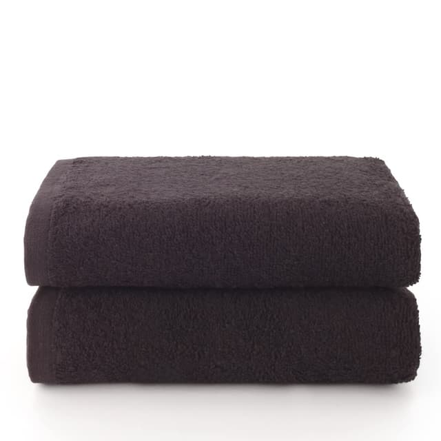 🔥 Top Angebot! Große Badetücher Set - 100% Baumwolle - Schwarz 🖤