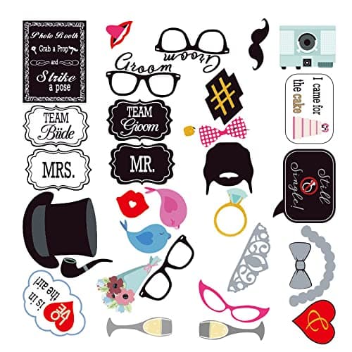 Foto Requisiten Verkleidung 31 Stück 😎🎩👓👔🎉