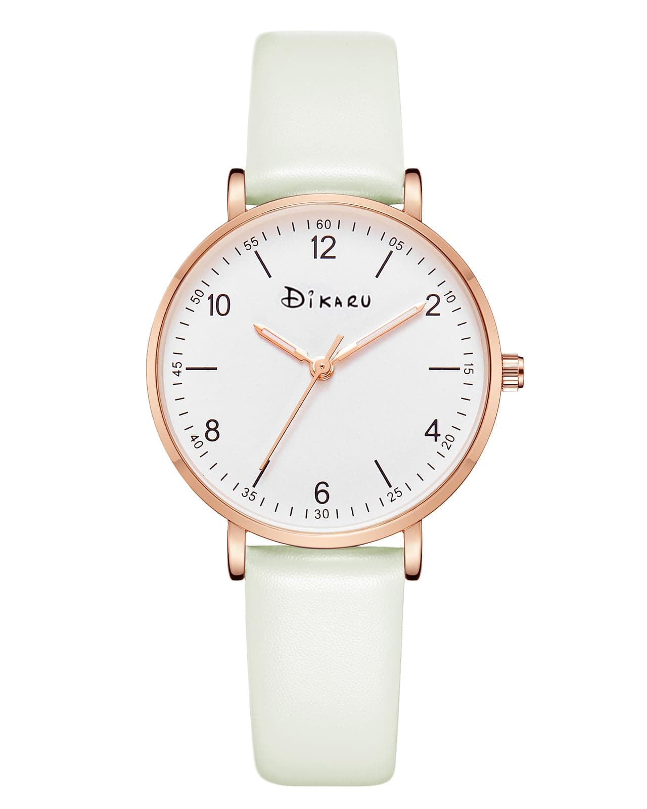 🌟 CIVO Damen Uhr 🕒 Lederarmband Armbanduhr Klassische Analog Quarz Uhren für Damen Weiß 🌸