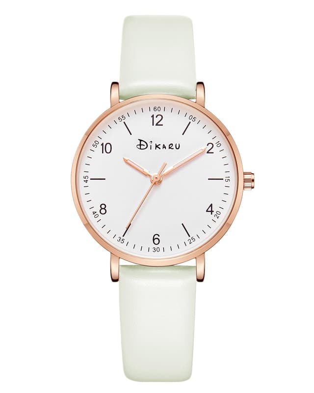 🌟 CIVO Damen Uhr 🕒 Lederarmband Armbanduhr Klassische Analog Quarz Uhren für Damen Weiß 🌸
