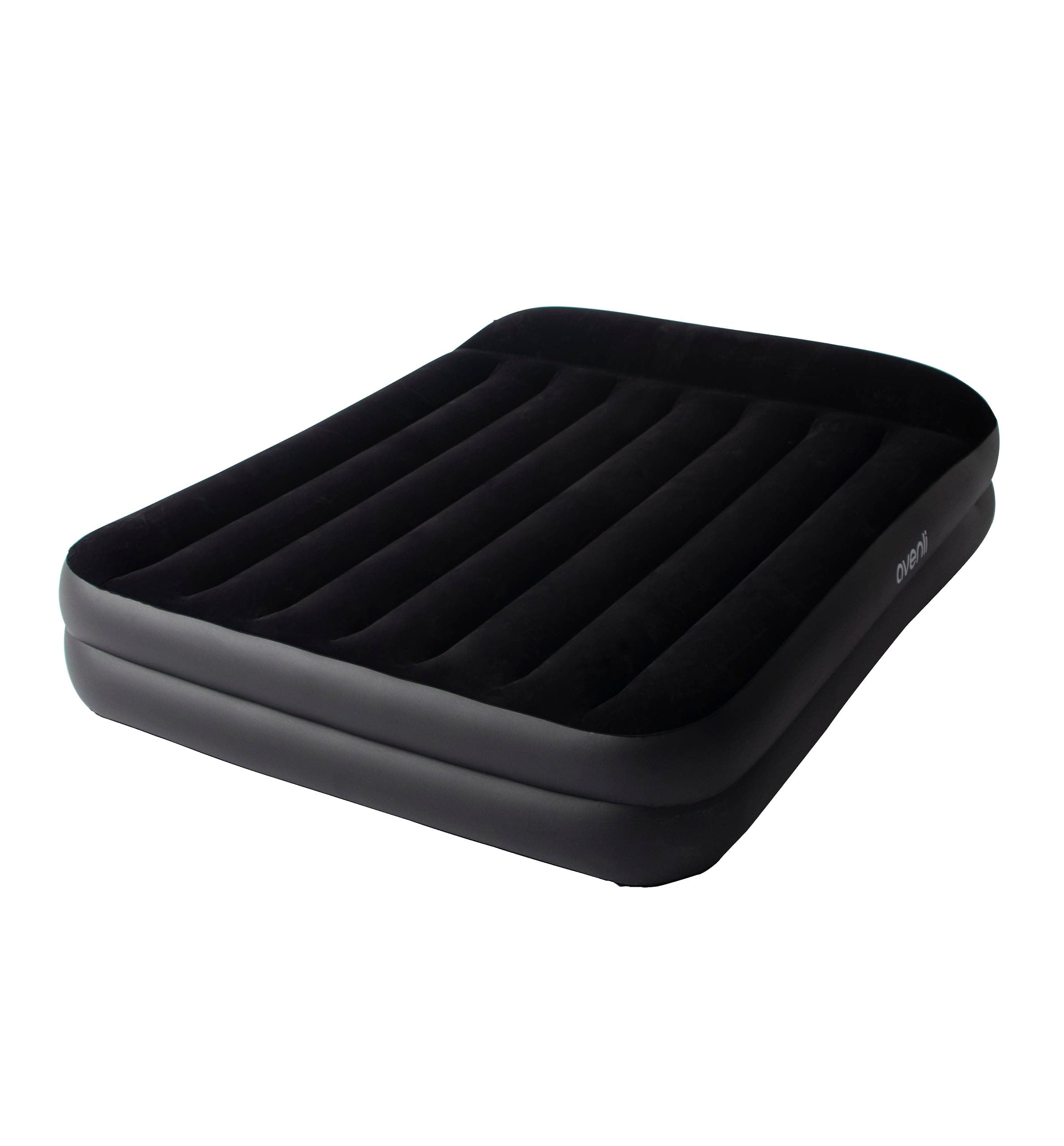 🛏️ RAPTAVIS Queen Luftbett Selbstaufblasend Luftmatratze 203x152x46cm Schwarz 🎁