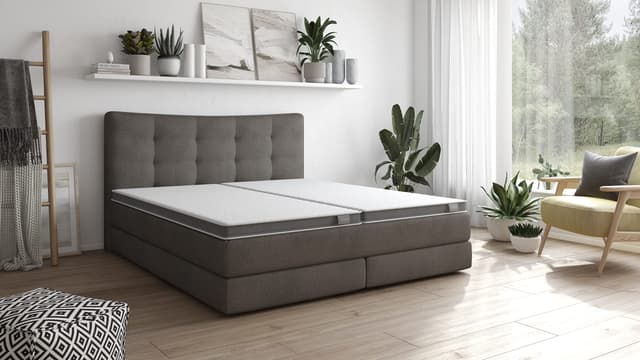Traumnacht Exklusiv Visco / Kaltschaum Duo Topper | 100 x 200 cm | Weiß | Öko-Tex zertifiziert