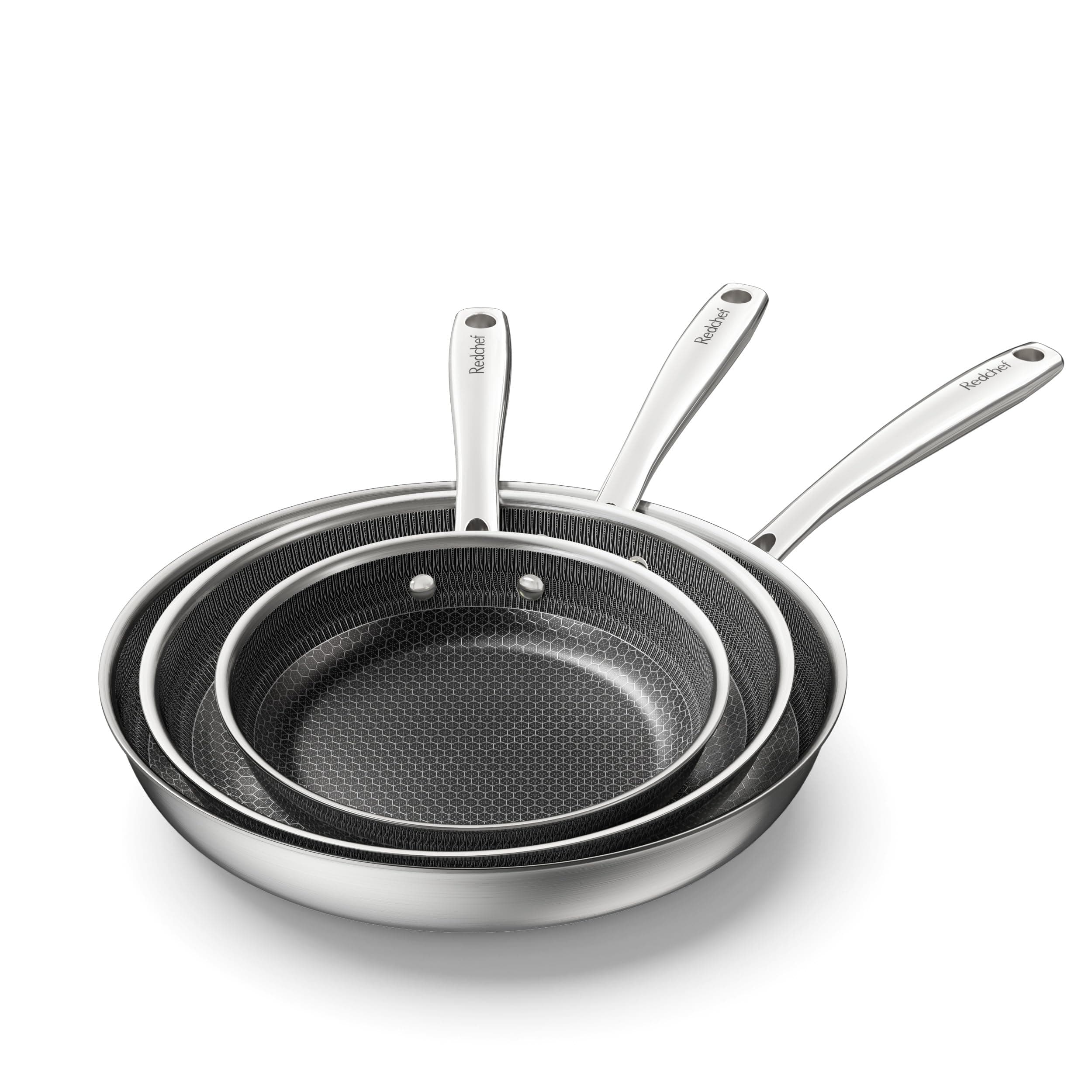 🔥 Super Deal! Redchef Pfannenset Keramik Wabenstruktur 3-teilig 🍳🔥