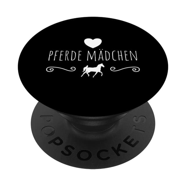🐴 Süßes Pferde Mädchen PopSockets mit austauschbarem PopGrip Standard - Angebot