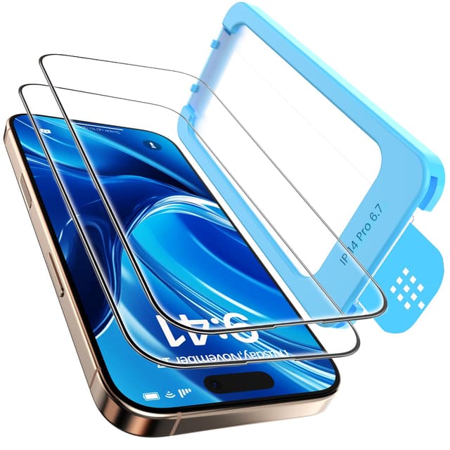 DEINODON Premium Panzerglas für iPhone 14 Pro Max 📱🔒