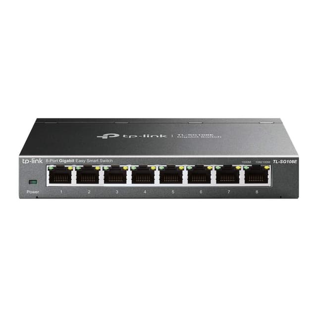 TP-Link TL-SG108E Managed Switch - 8 Port Gigabit Ethernet LAN Switch ⚙️🔌🖥️