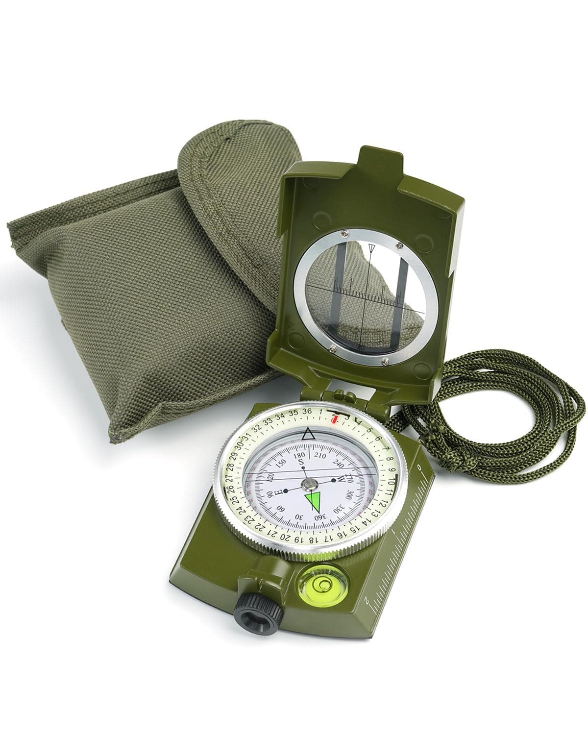 🧭 Sportneer Militär Marschkompass: Professioneller Taschenkompass für Outdoor-Aktivitäten