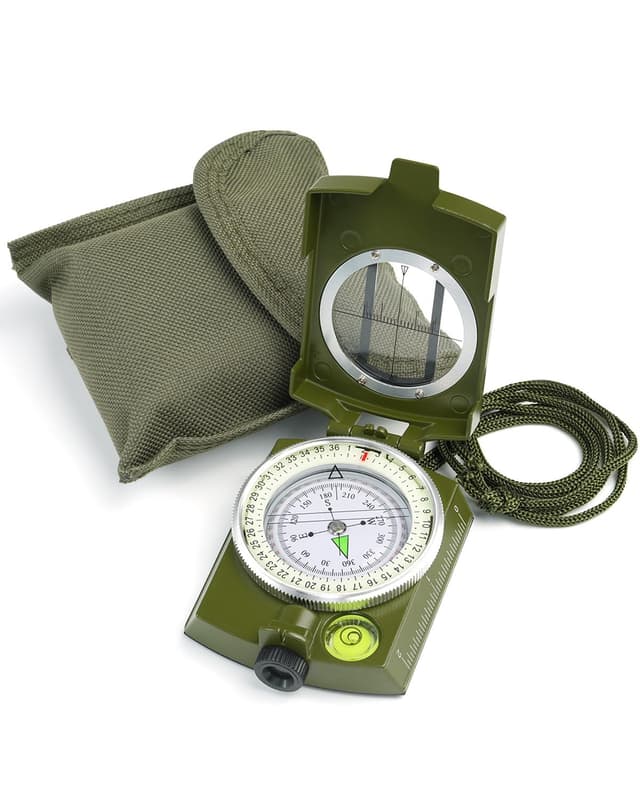 🧭 Sportneer Militär Marschkompass: Professioneller Taschenkompass für Outdoor-Aktivitäten