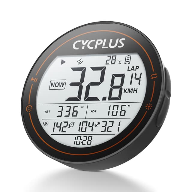 🚴‍♂️ CYCPLUS Fahrradcomputer GPS Fahrradtacho Kabellos, Wasserdicht IPX6 Fahrrad Computer ANT+ Drahtloser Radcomputer, Rennrad Bluetooth 5.0 und Kilometerzähler, kompatible mit Strava (Neu Aufgerüstet) M2W - Angebot!