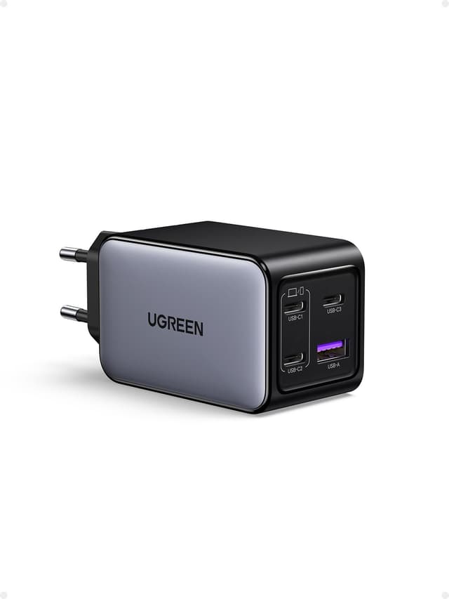 🔋 UGREEN Nexode 65W USB C Ladegerät 4-Port GaN Netzteil Mehrfach Schnellladegerät PD Charger