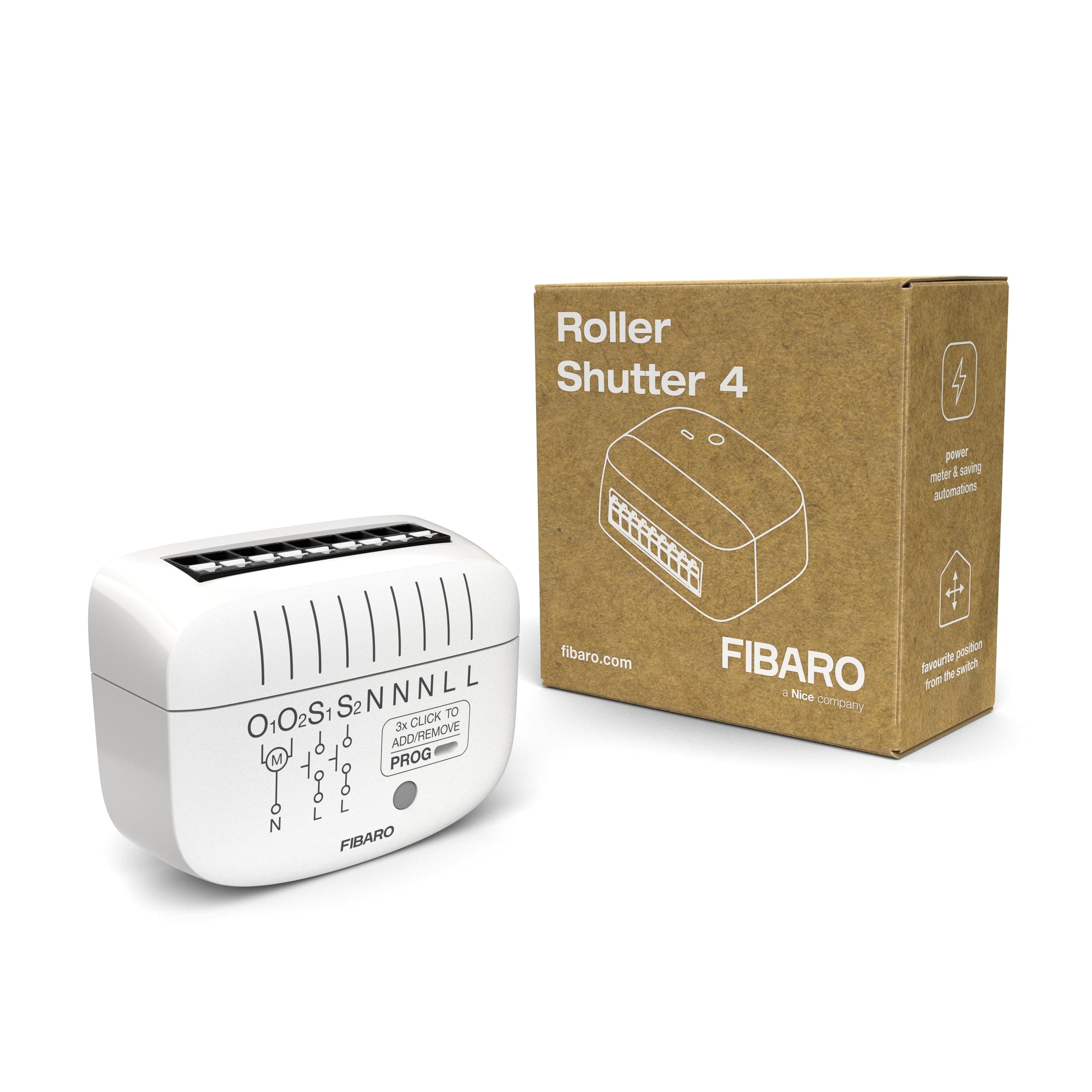 🔥 Angebot: FIBARO Roller Shutter 4 - Steuerung für Rollläden, Jalousien, Markisen und Pergolen