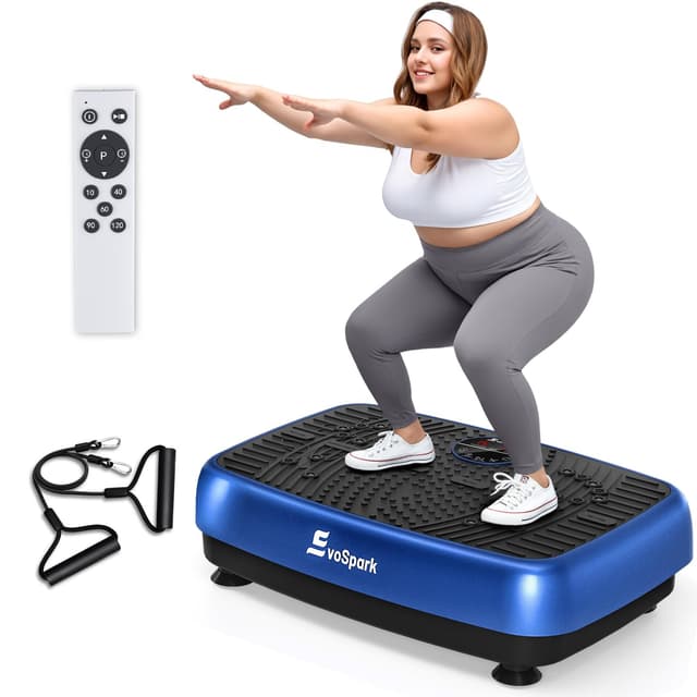 EvoSpark Vibrationsplatte Testsieger 2025 für Abnehmen und Ganzkörpertraining 🏋️‍♂️