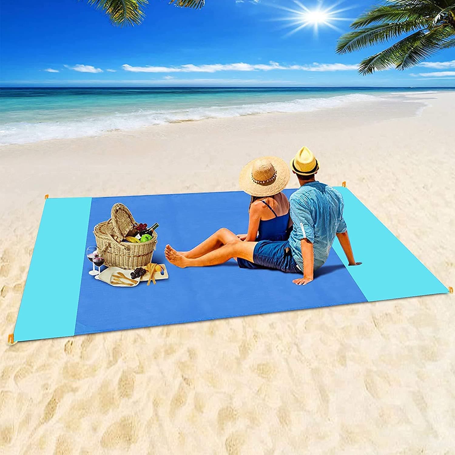 OUGEP Stranddecke Sandfrei und Wasserdicht 🌊 - Sonderangebot!