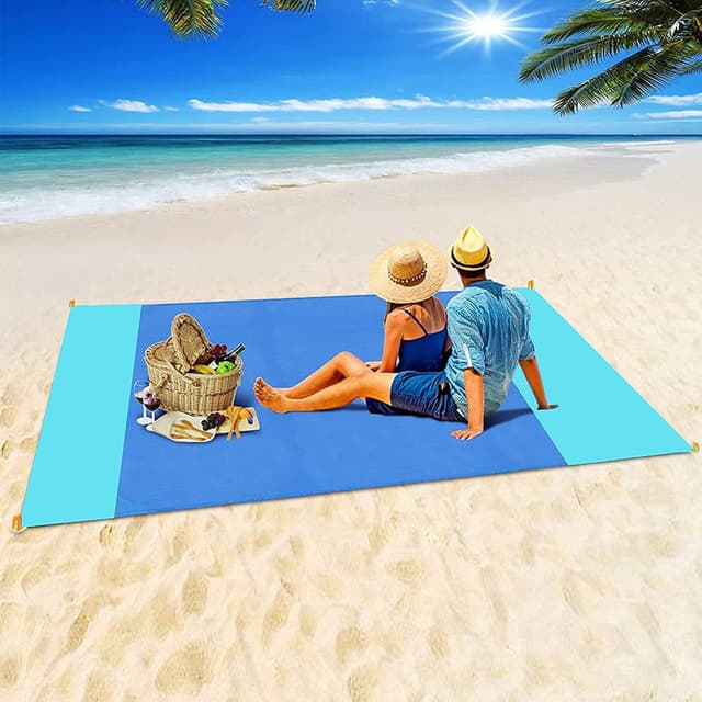 OUGEP Stranddecke Sandfrei und Wasserdicht 🌊 - Sonderangebot!
