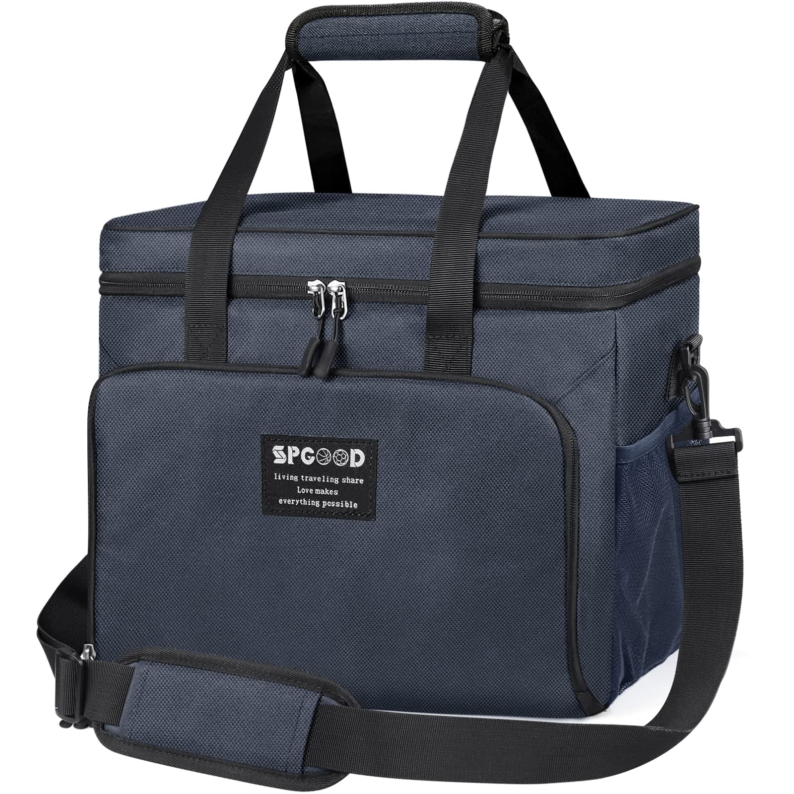 🌞 SPGOOD Kühltasche 30L Blau 🌊 Picknicktasche Isoliert Faltbar 🍔 Gefriertasche Lunchtasche