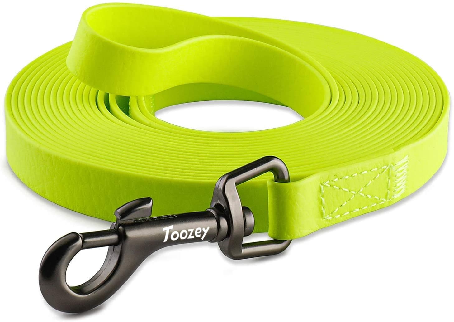 Toozey Wasserdicht Schleppleine für Hunde, 10m Neon Gelb 🐕🌧️