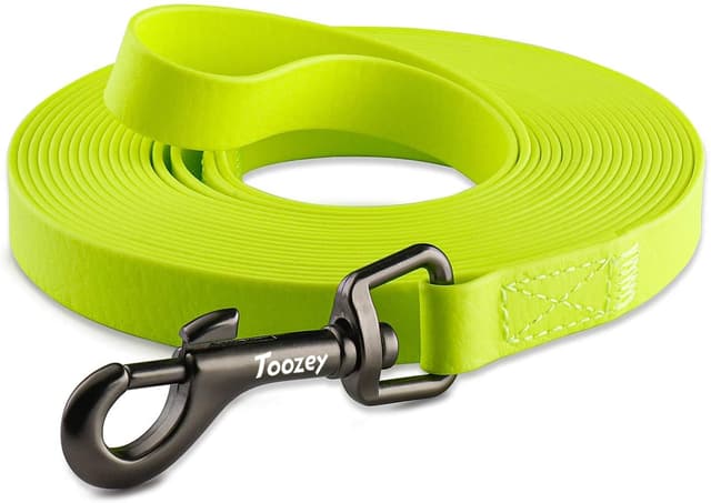 Toozey Wasserdicht Schleppleine für Hunde, 10m Neon Gelb 🐕🌧️